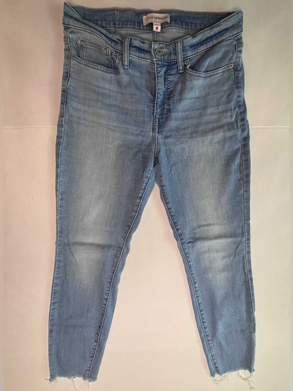Lucky Brand Light Blue Skinny Jeans with Faded Finish
